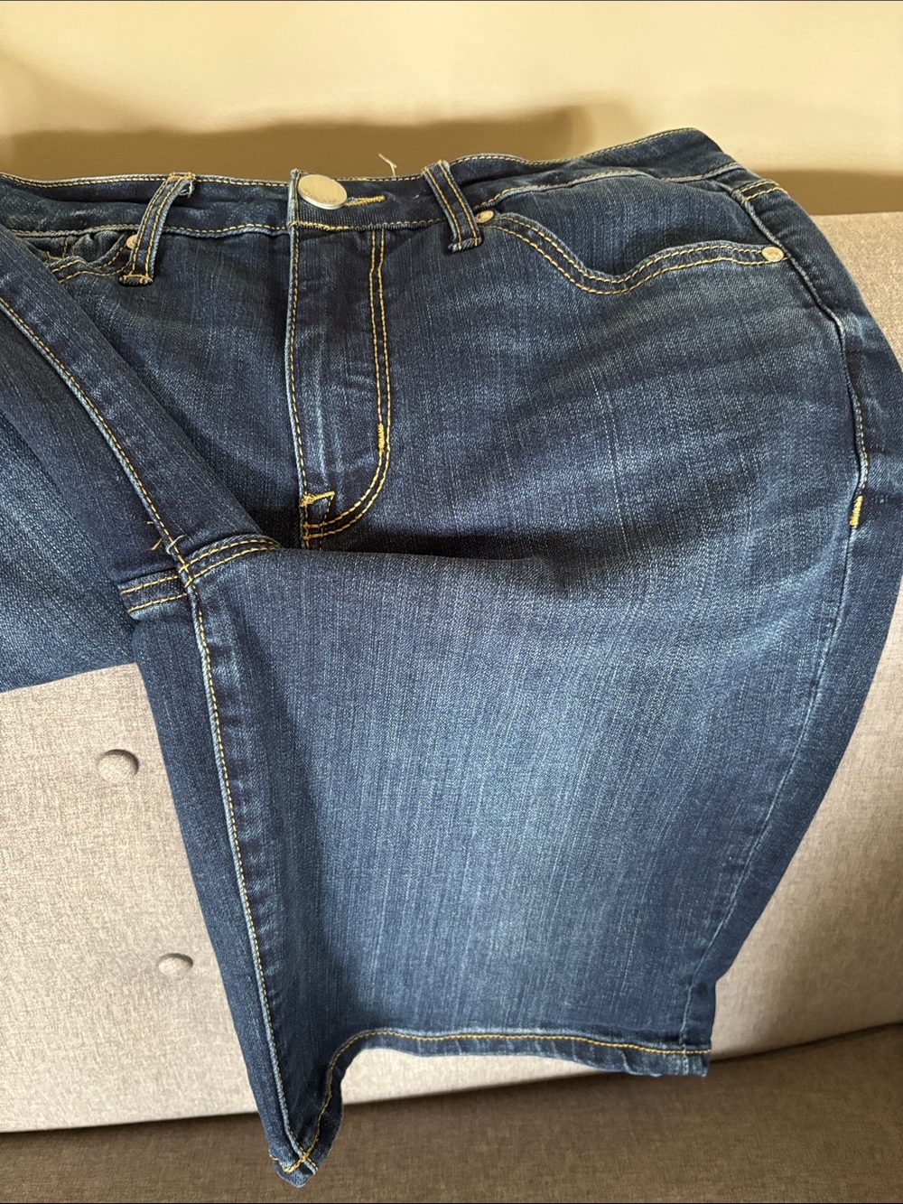 Seven7 shorts women’s size 10 blue Bermuda sunset - Picture 3 of 16